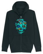 Skull Fish Hanorac cu fermoar Unisex Connector