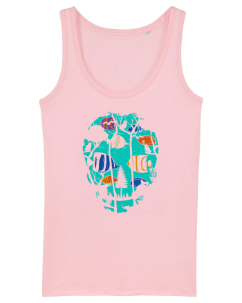 Skull Fish Cotton Pink