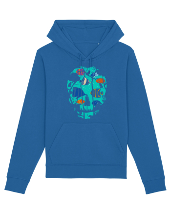 Skull Fish Royal Blue
