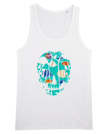 Skull Fish White