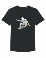 Skateboard Park Tricou mânecă scurtă guler larg Bărbat Skater