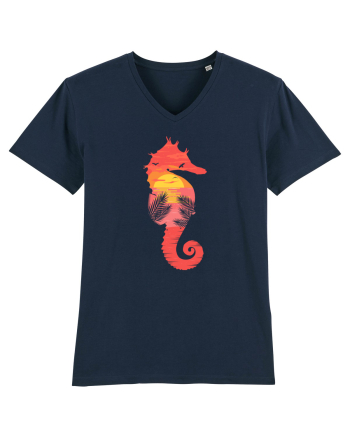 Sea Horse Beach Sunset French Navy