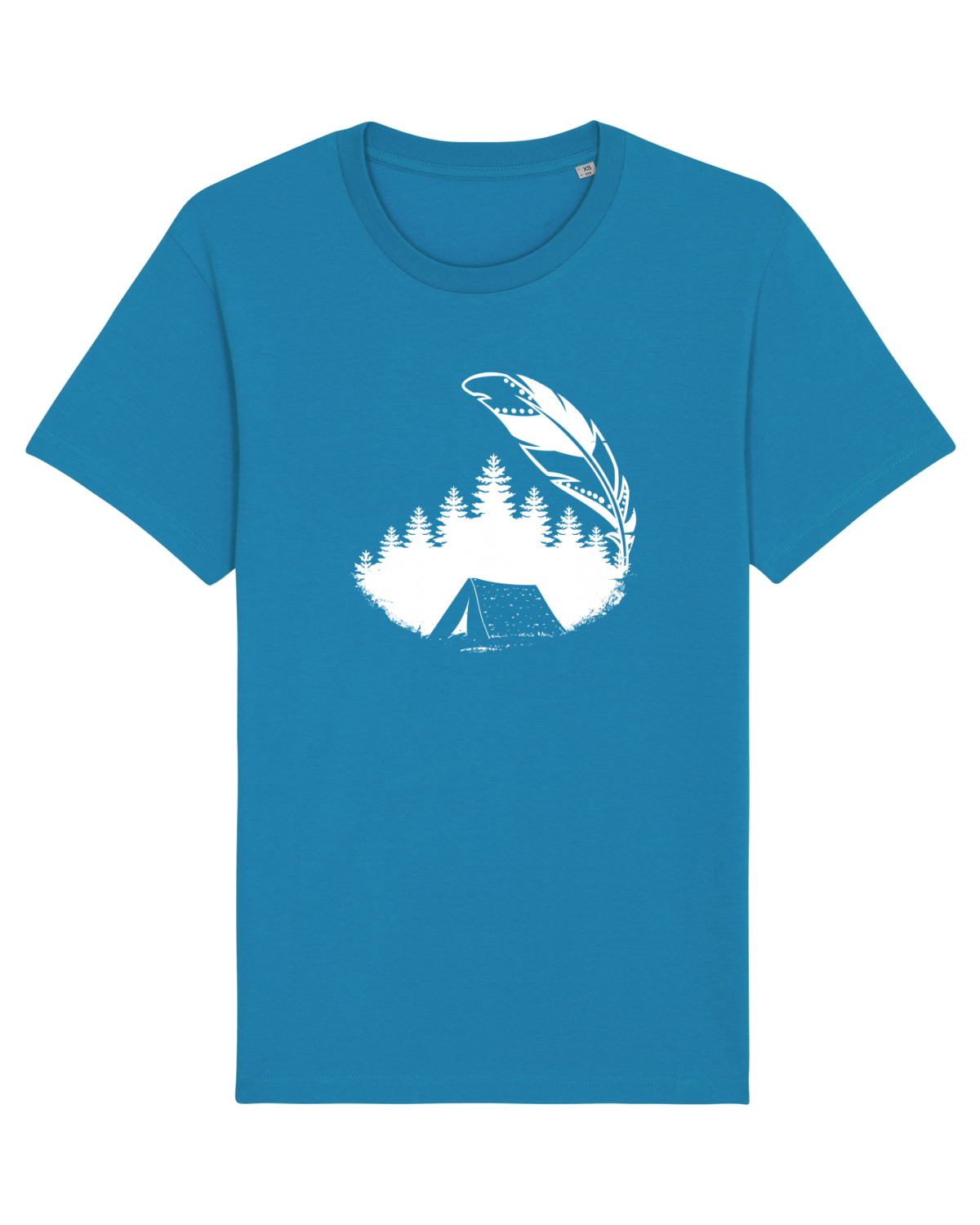 Tricou mânecă scurtă Unisex Rocker Azur