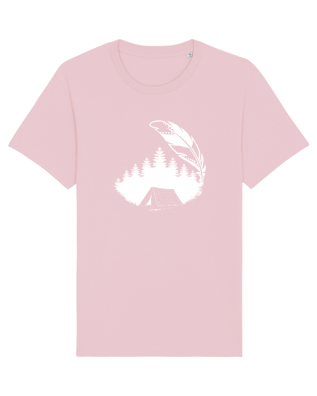 Tricou mânecă scurtă Unisex Rocker Cotton Pink