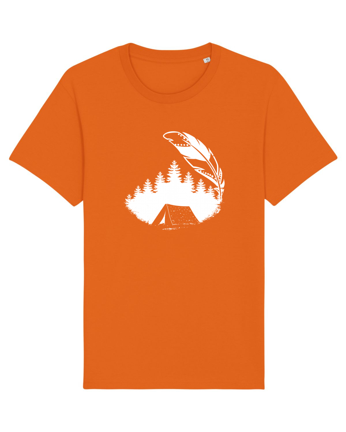 Tricou mânecă scurtă Unisex Rocker Bright Orange