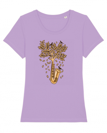 Autumn Saxophone Tree Lavender Dawn