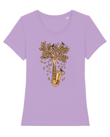 Autumn Saxophone Tree Lavender Dawn