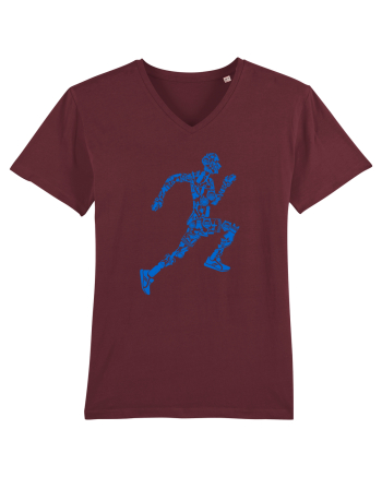 Blue Runner Burgundy
