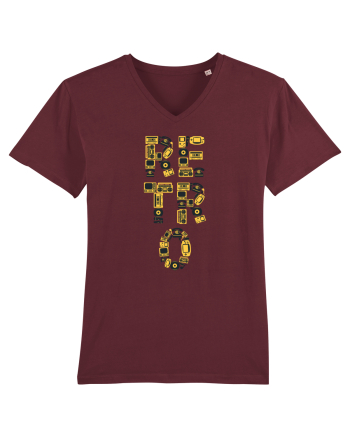 Retro Music Burgundy