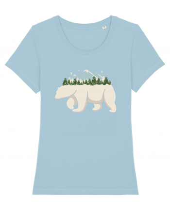 Alaska Pollar Bear Sky Blue