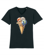 Planet Ice Cream Tricou mânecă scurtă guler V Bărbat Presenter