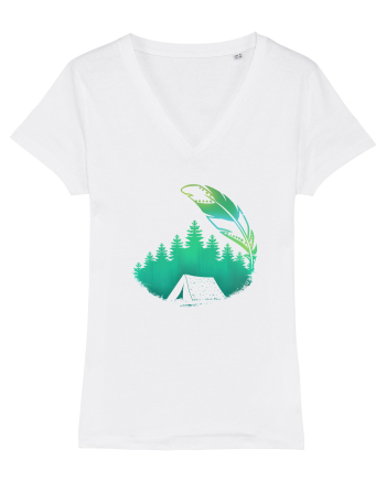 Cu Cortul în Pădure White