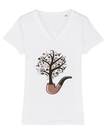 Musical Pipe Tree White