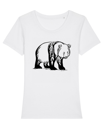 Panda Trees White