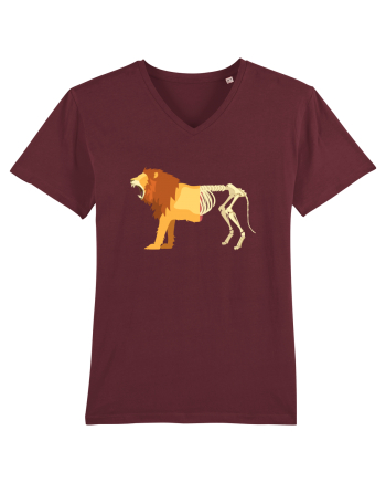 Lion Life Death Burgundy