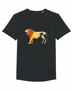 Lion Life Death Tricou mânecă scurtă guler larg Bărbat Skater