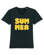 Lemon Summer Tricou mânecă scurtă guler V Bărbat Presenter
