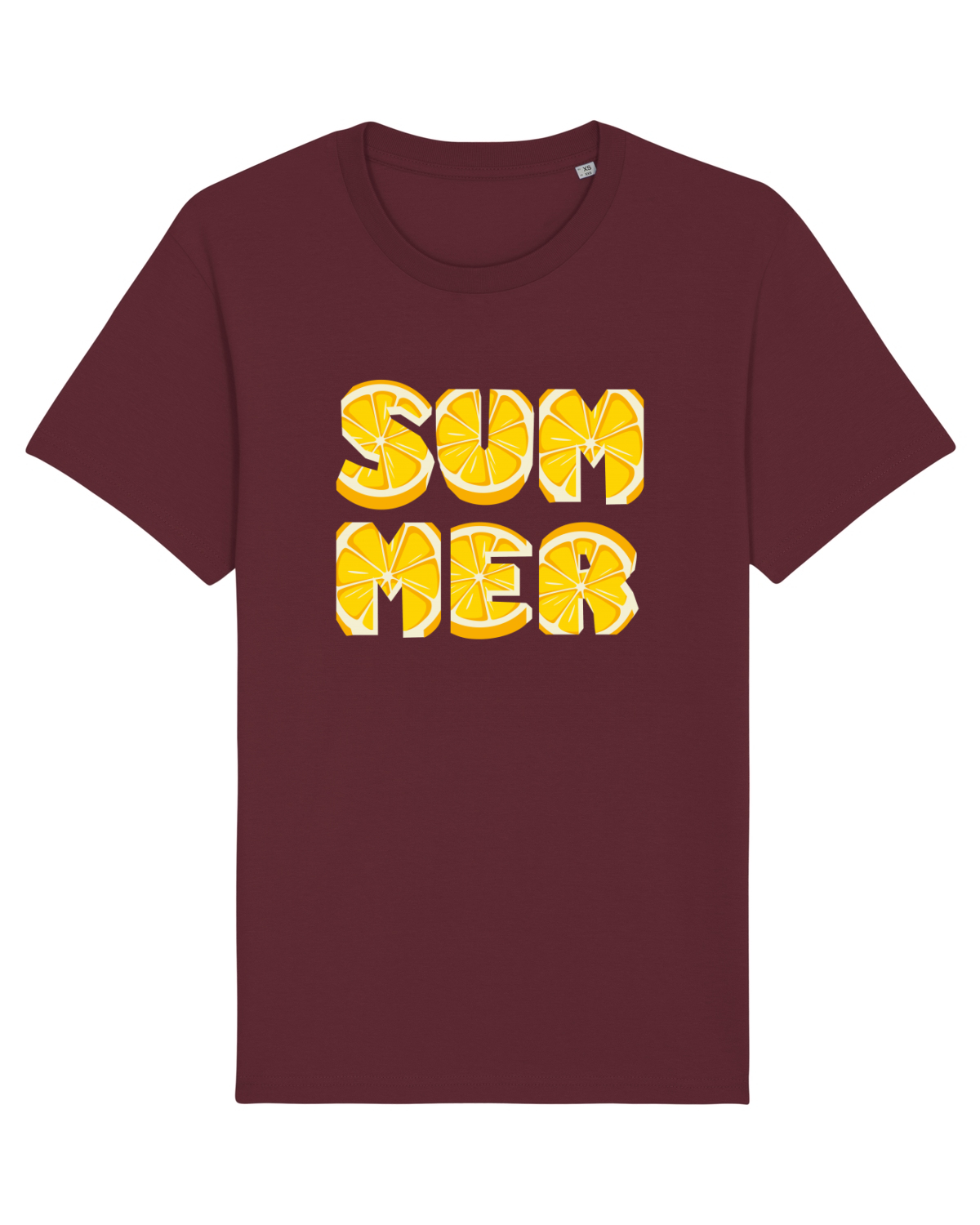 Tricou mânecă scurtă Unisex Rocker Burgundy