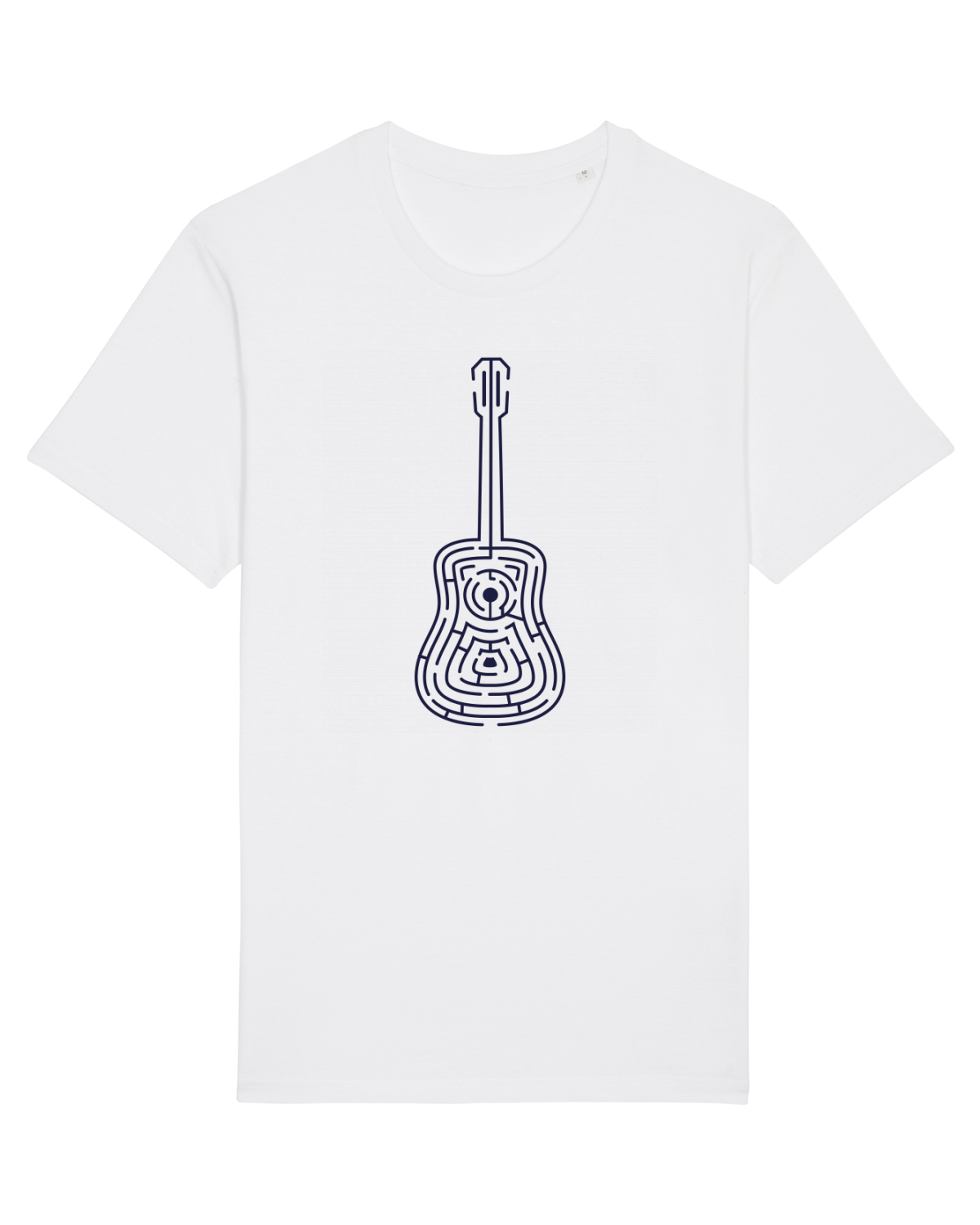 Tricou mânecă scurtă Unisex Rocker White