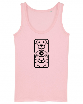 Cats and Dogs Videos Cotton Pink