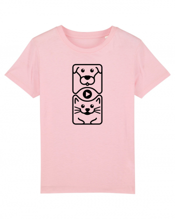 Cats and Dogs Videos Cotton Pink