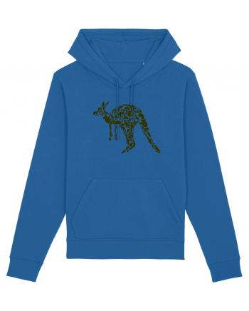 Kangaroo Jungle Royal Blue