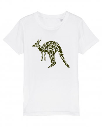 Kangaroo Jungle White