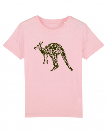 Kangaroo Jungle Cotton Pink