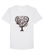 Heart Tree Tricou mânecă scurtă guler larg Bărbat Skater