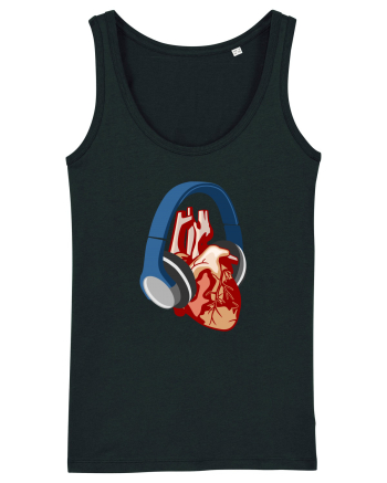 Heart Music Black