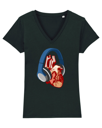 Heart Music Black