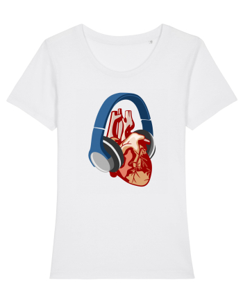 Heart Music White