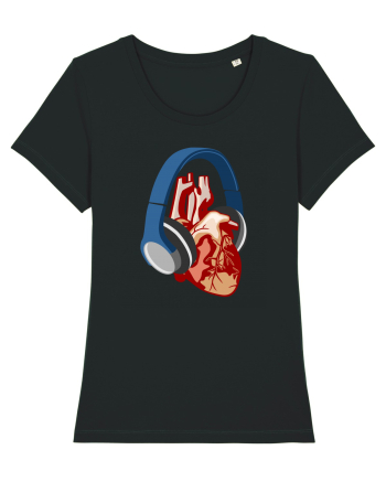 Heart Music Black