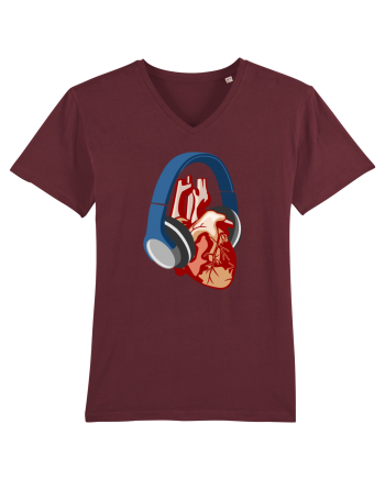 Heart Music Burgundy