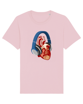 Heart Music Cotton Pink