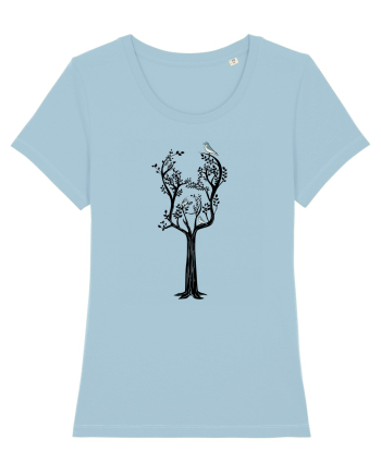 Guitar Tree Sky Blue