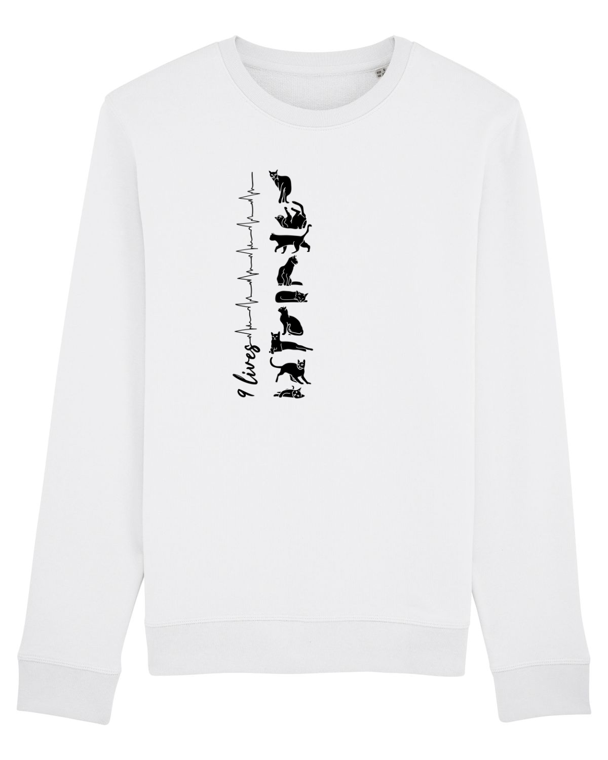 Bluză mânecă lungă Unisex Rise White
