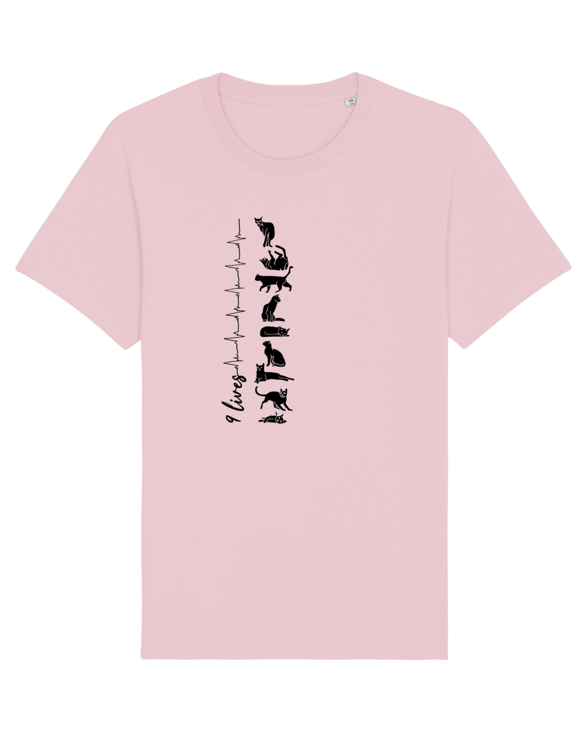 Tricou mânecă scurtă Unisex Rocker Cotton Pink