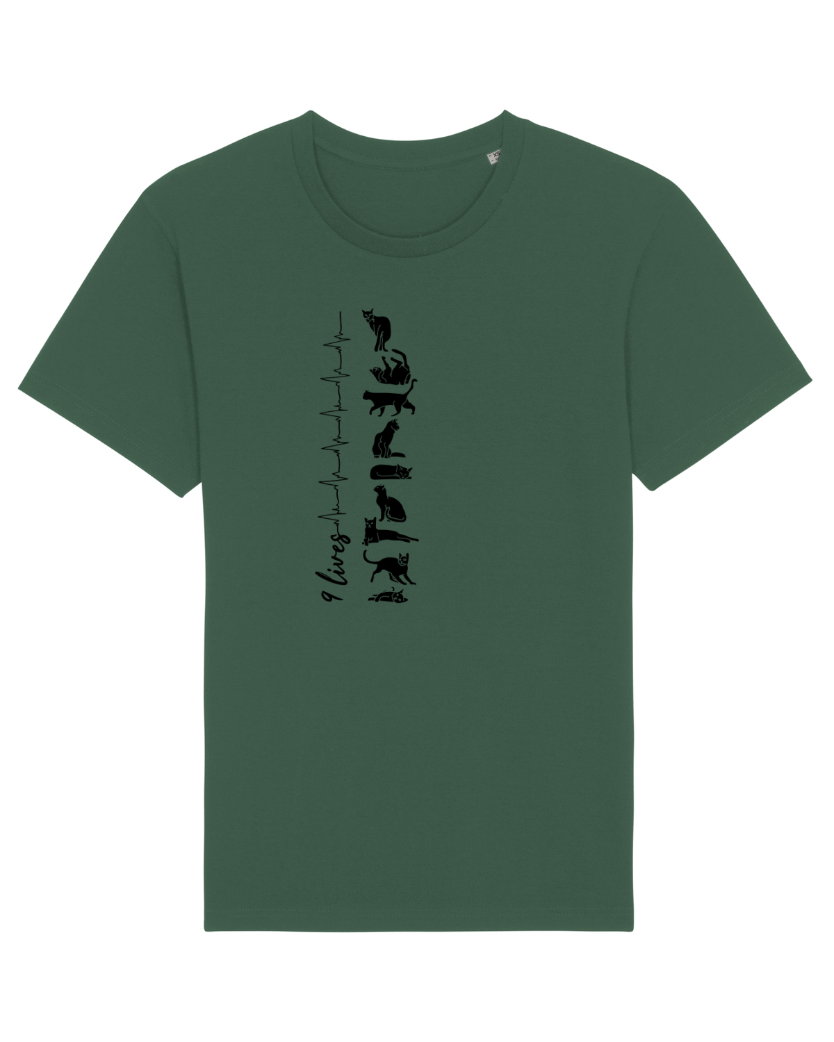 Tricou mânecă scurtă Unisex Rocker Bottle Green
