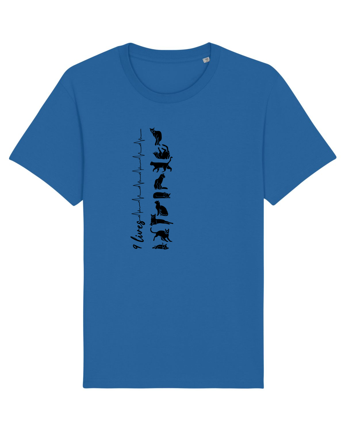Tricou mânecă scurtă Unisex Rocker Royal Blue