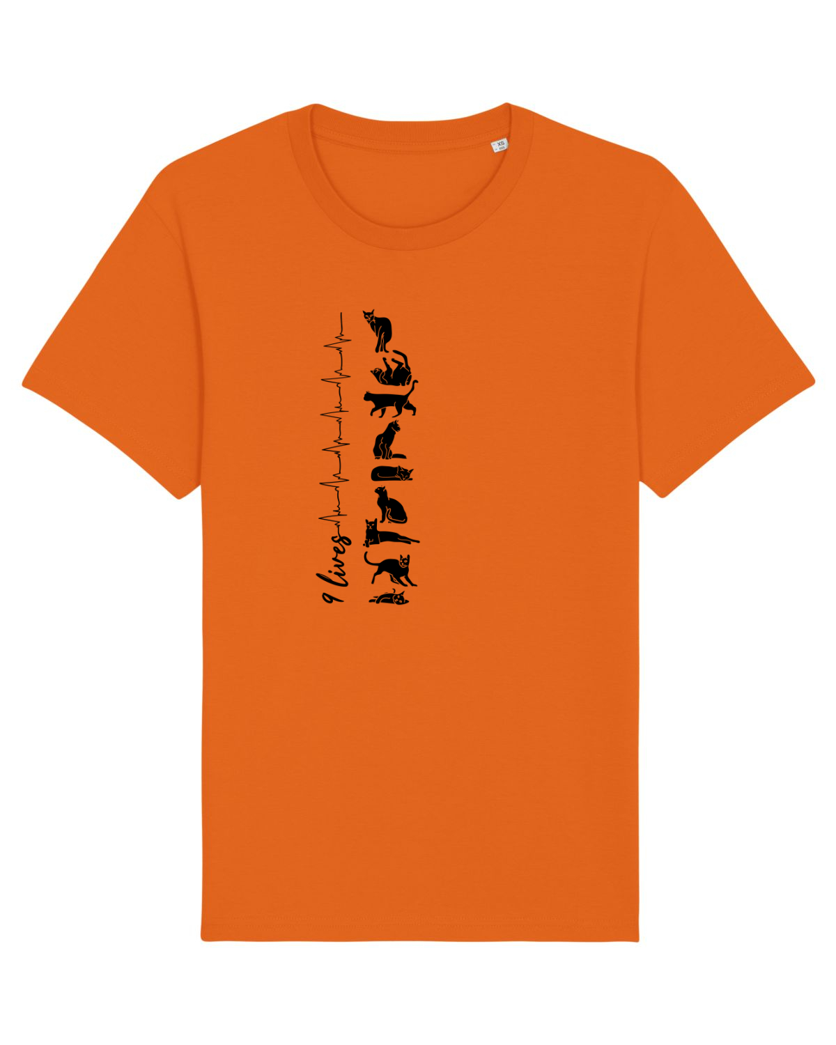 Tricou mânecă scurtă Unisex Rocker Bright Orange