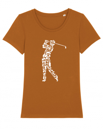 Golf Player Roasted Orange