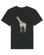 Giraffe Ceramic Ornament Tricou mânecă scurtă Unisex Rocker