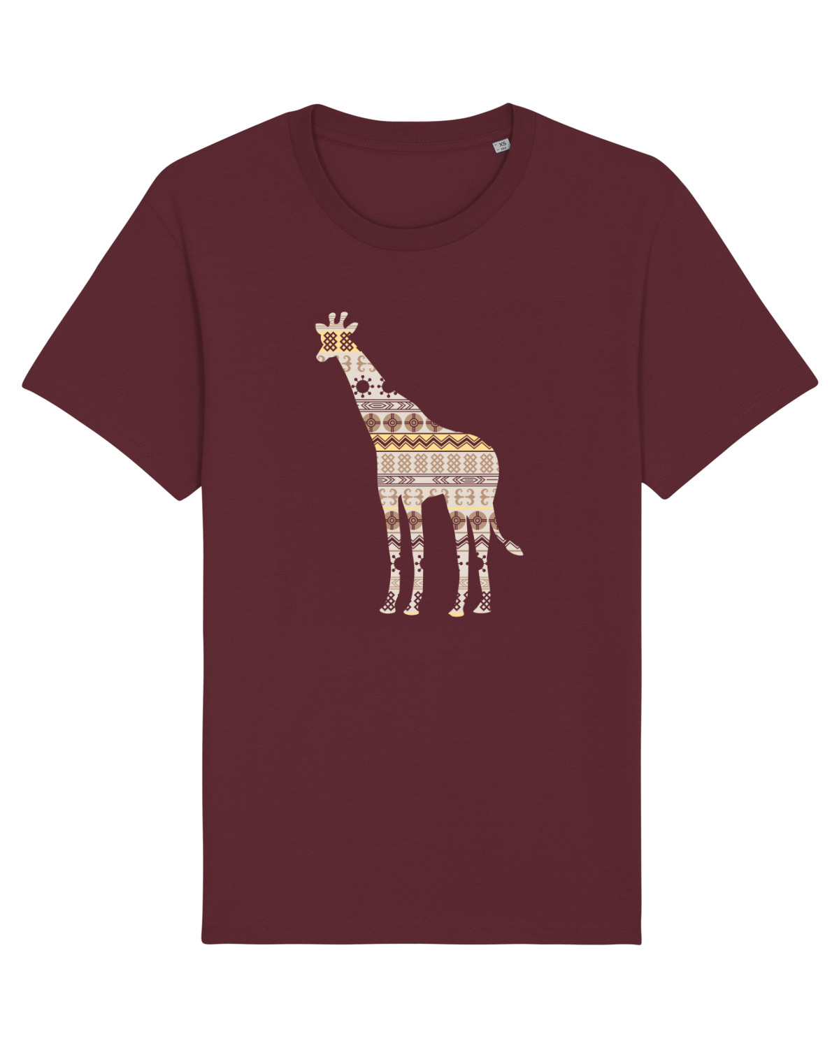 Tricou mânecă scurtă Unisex Rocker Burgundy