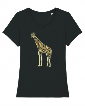 Giraffe Tree Black