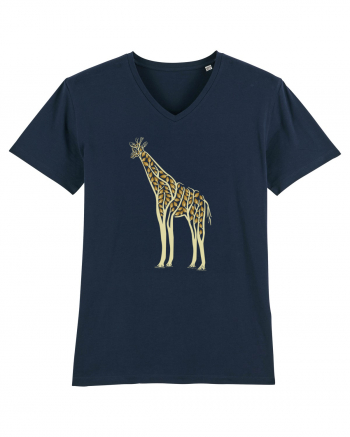 Giraffe Tree French Navy