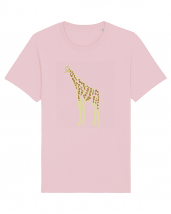 Giraffe Tree Cotton Pink