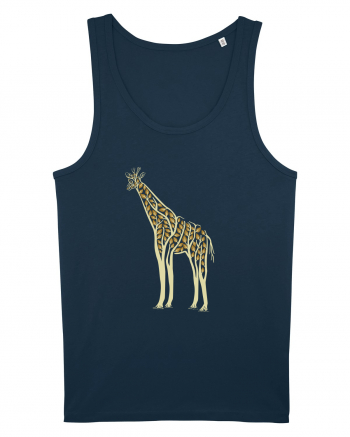 Giraffe Tree Navy