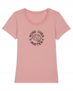 Mind over matter Tricou mânecă scurtă guler larg fitted Damă Expresser