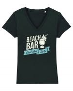 Beach Bar Cool And Tasty Tricou mânecă scurtă guler V Damă Evoker